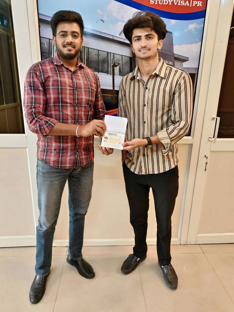 Approved visa received after study-abroad application support